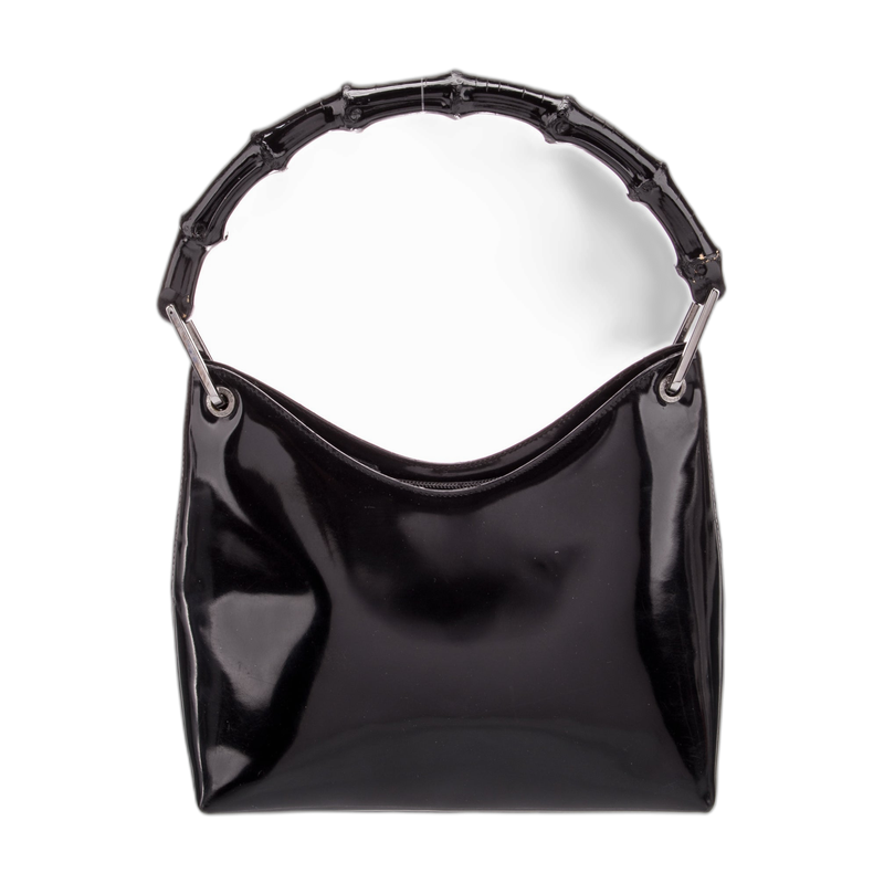 Gucci Bamboo Shoulder Bag Black