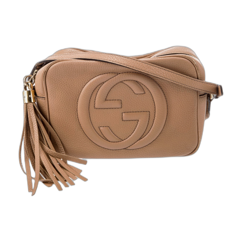 Gucci Soho Disco Crossbody Bag in Neutrals
