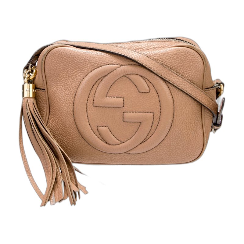 Gucci Soho Disco Crossbody in Neutrals Small