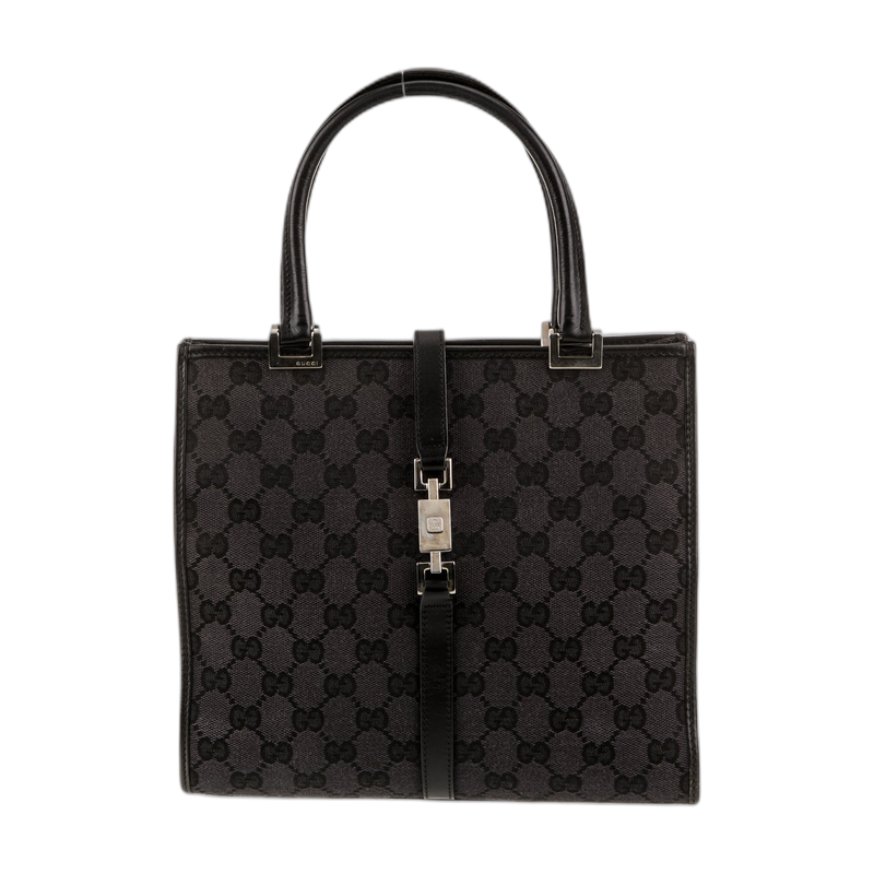 Gucci Jackie Hobo Black Canvas