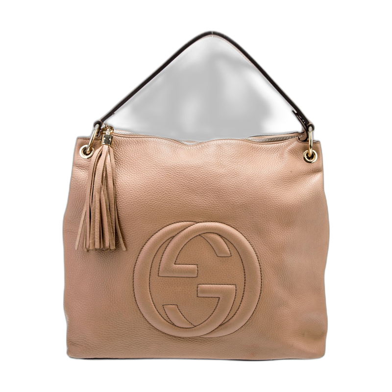 Gucci Soho Disco Crossbody Bag in Brown Leather