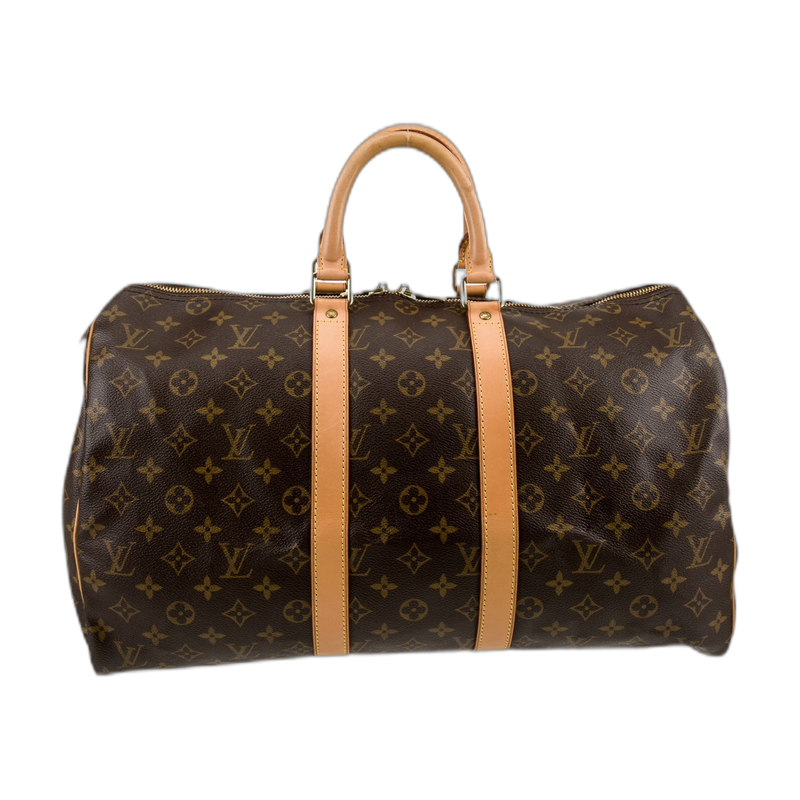Louis Vuitton Keepall Bandouliere Duffle Brown 45