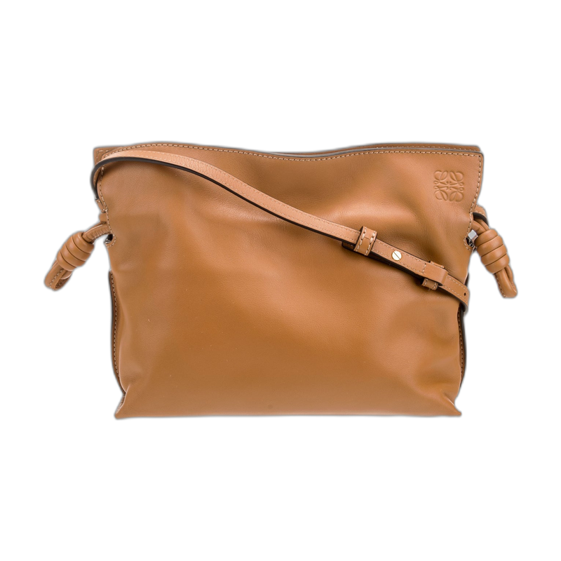 Loewe Flamenco Knot Shoulder Bag in Brown