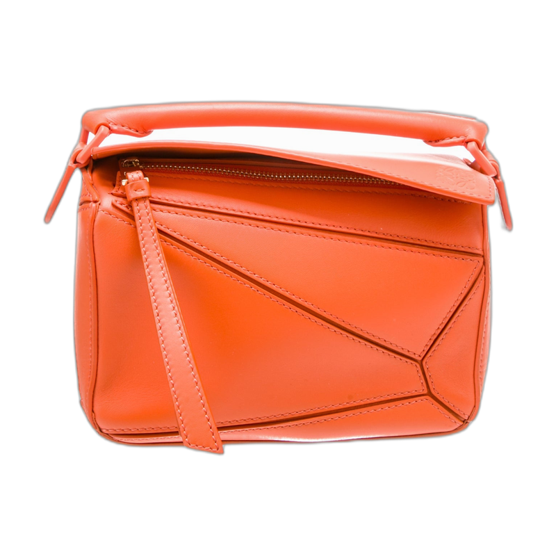 Loewe Puzzle Shoulder Orange Mini