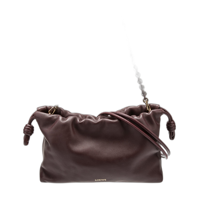 Loewe Flamenco Knot Shoulder Bag in Red