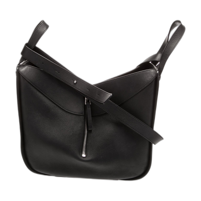 Loewe Hammock Shoulder Black Leather