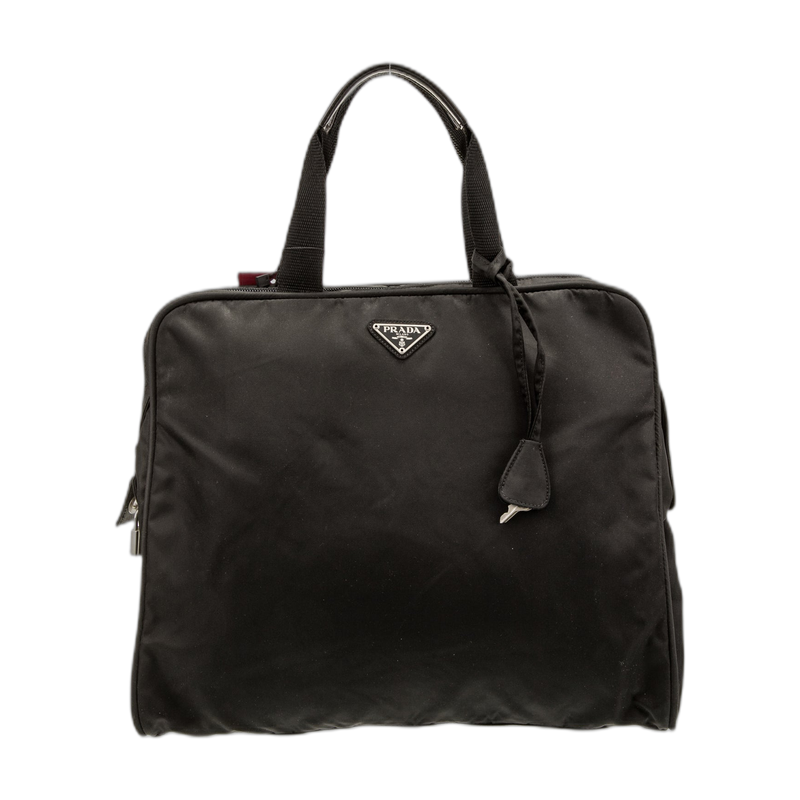 Prada Triangle Shoulder Black Nylon