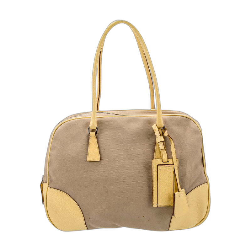 Prada Triangle Shoulder Bag Brown