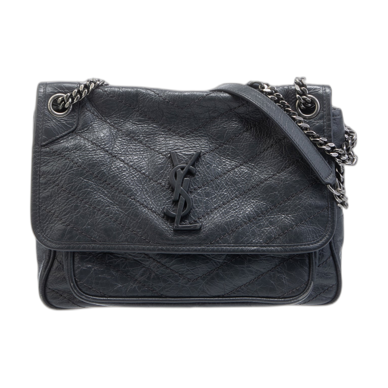 Saint Laurent Niki Shoulder Bag Grey Medium