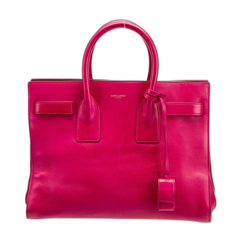 Saint Laurent Sac De Jour Top Handle Bag in Pink, Small