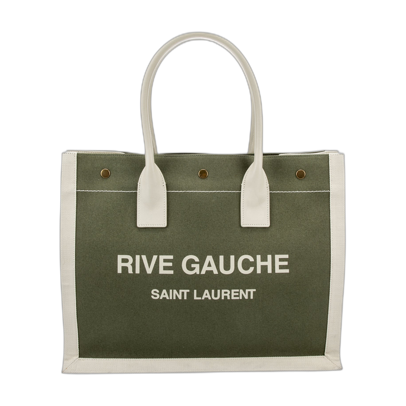 Saint Laurent Rive Gauche Tote in Green
