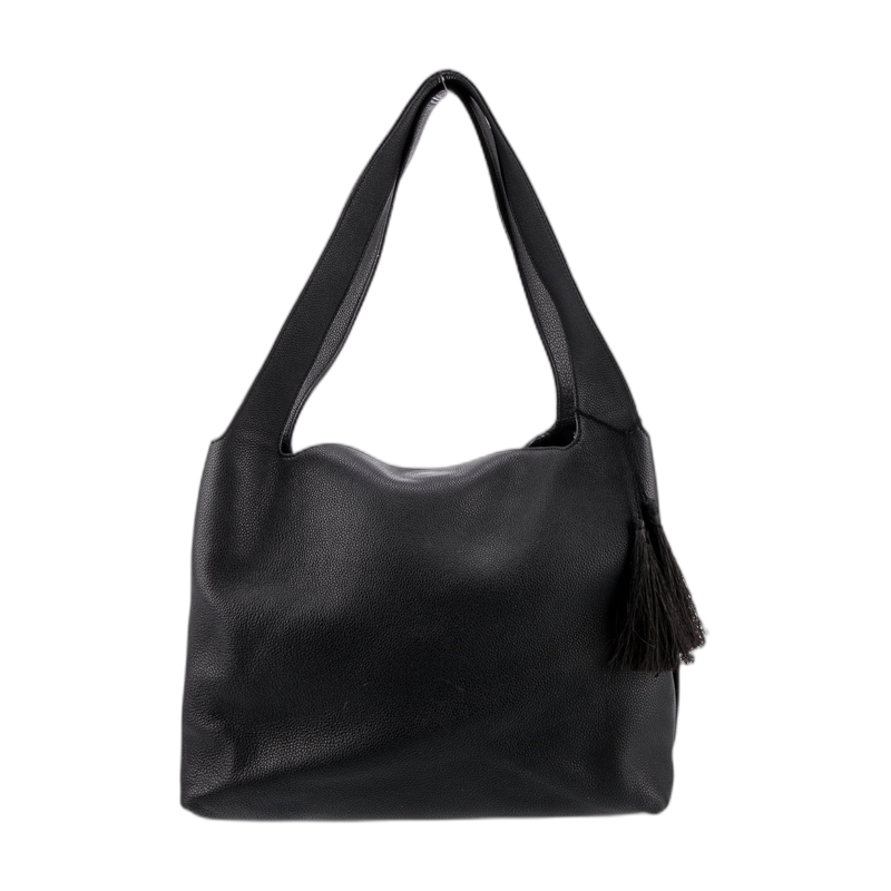 The Row Shoulder Bag in Black