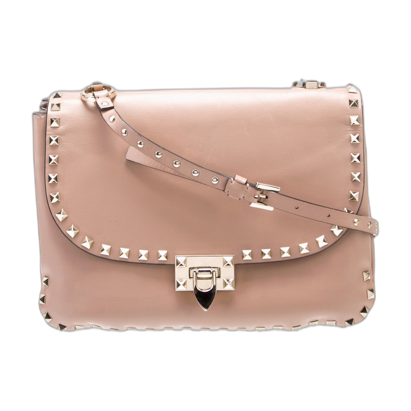 Valentino Rockstud Crossbody Neutrals