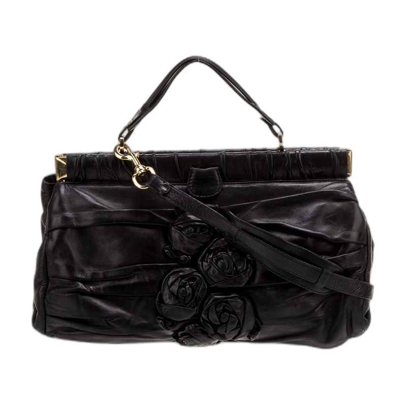 Valentino Rockstud Shoulder in Black