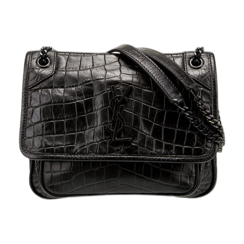 Saint Laurent Niki Shoulder Bag in Black Baby